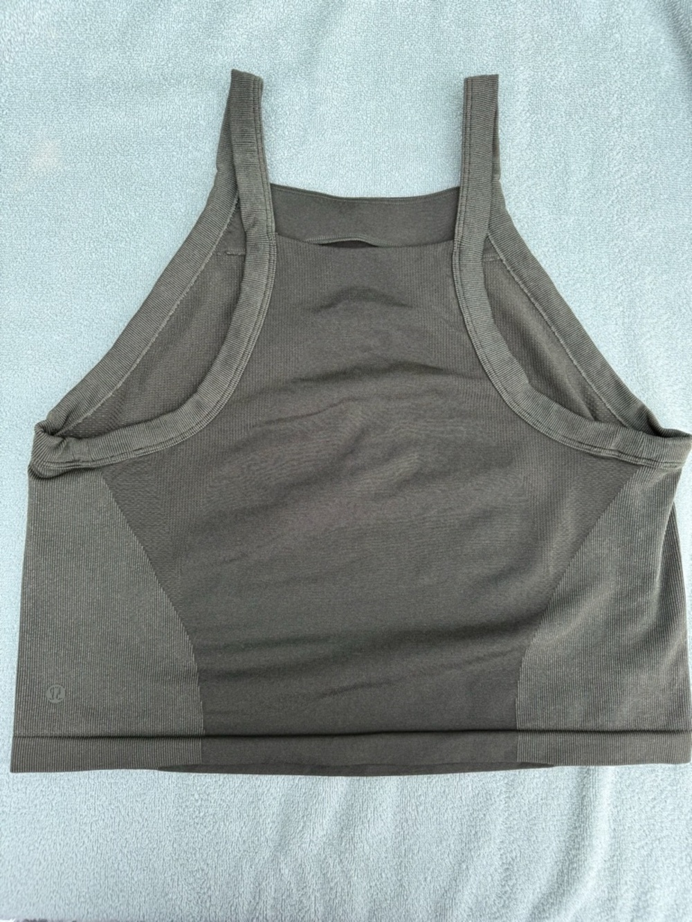 Lululemon olive green Crop Tank Top - Women's SLNSH COLLAB SIZE xl